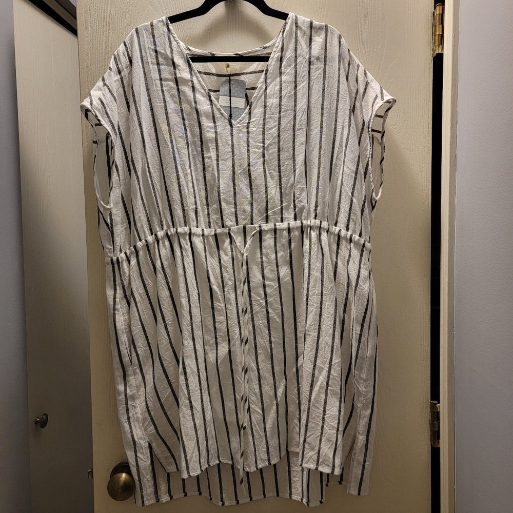 Cotton Bleu XL striped dress